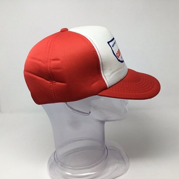 Vtg Campland RV Sales Advertising Snapback Hat Cap Trucker N. Collins NY Travel - Picture 3 of 9